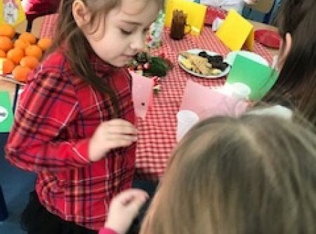 Kolędowanie w grupie 0 A