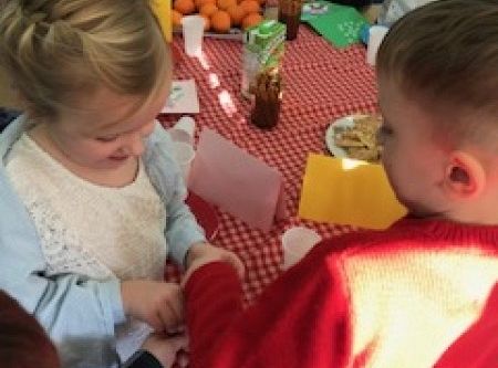 Kolędowanie w grupie 0 A