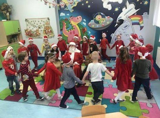 Mikołajki w grupie 0 a