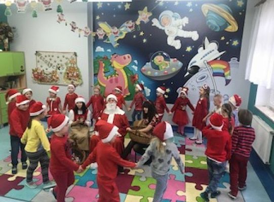 Mikołajki w grupie 0 a