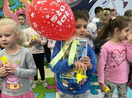 Urodziny Marcina z grupy 0 A