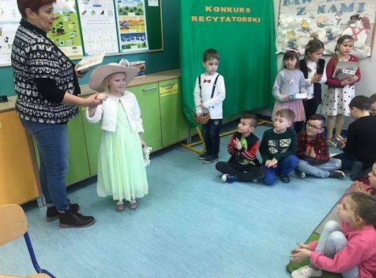 Eliminacje do Powiatowego Konkursu Recytatorskiego