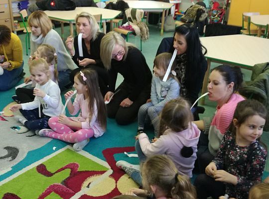 Zajecia z realizacji innowacji logopedycznej dla dzieci i rodziców