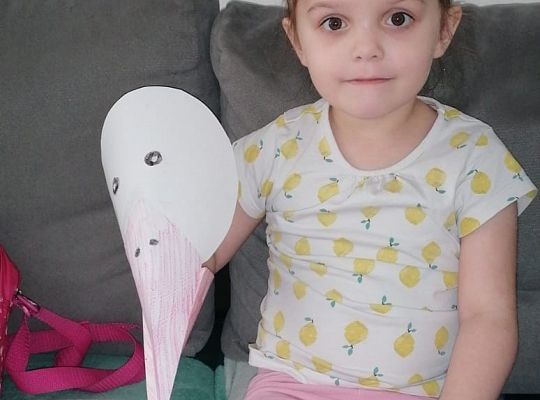 MALI ARTYŚCI: bocian i żabka / praca zdalna