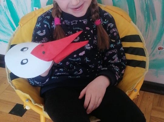 MALI ARTYŚCI: bocian i żabka / praca zdalna