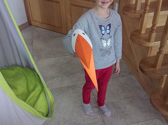 MALI ARTYŚCI: bocian i żabka / praca zdalna