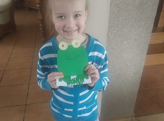 MALI ARTYŚCI: bocian i żabka / praca zdalna