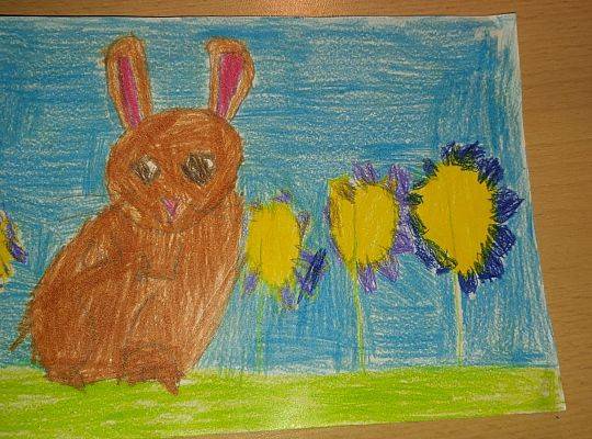 MALI ARTYŚCI: motylki i zajączki / praca zdalna