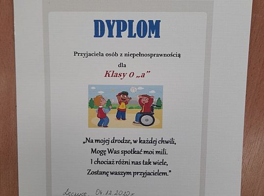 OBCHODY MIĘDZYNARODOWEGO DNIA OSÓB NIEPEŁNOSPRAWNYCH