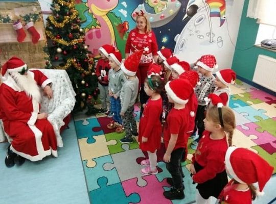 DZIŚ  ODWIEDZIŁ NAS MIKOŁAJ