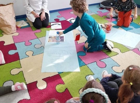 TWORZYMY DROGĘ DO ZDROWIA - SPOTKANIE Z PANIĄ PIELĘGNIARKĄ