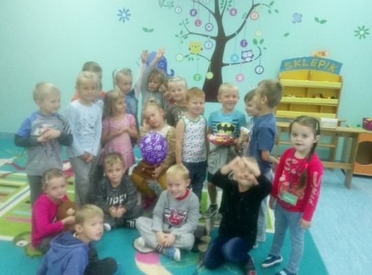 Urodzinki Natana i Ani z grupy 0c