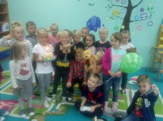 Urodzinki Natana i Ani z grupy 0c