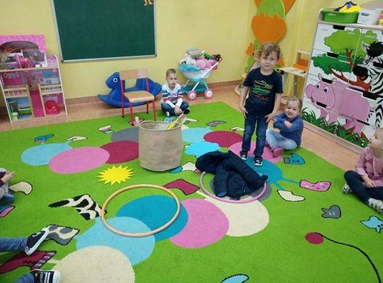 Ubieramy się na jesienny spacer... zajęcia w grupie 0 F