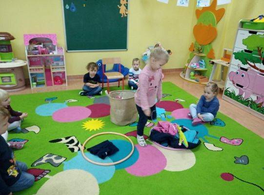 Ubieramy się na jesienny spacer... zajęcia w grupie 0 F