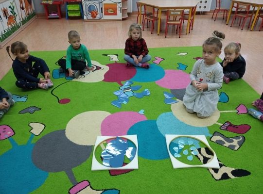 Pada deszczyk kap, kap, kap...zajęcia w grupie 0 F